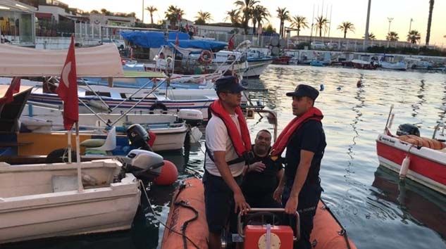 Hesabı ödememek için denize atladı