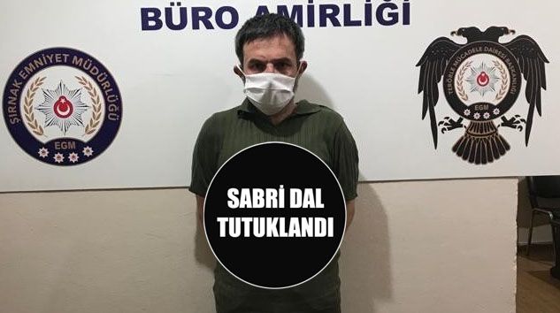 PKK’lı terörist Sabri Dal tutuklanarak cezaevine gönderildi