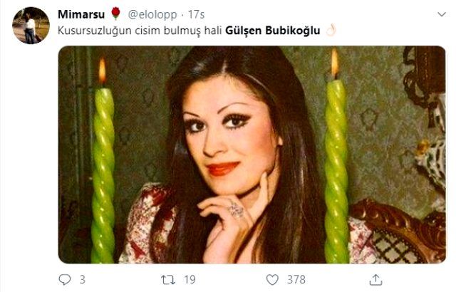 Yeşilçam güzeli Gülşen Bubikoğlu, sosyal medyada gündem oldu