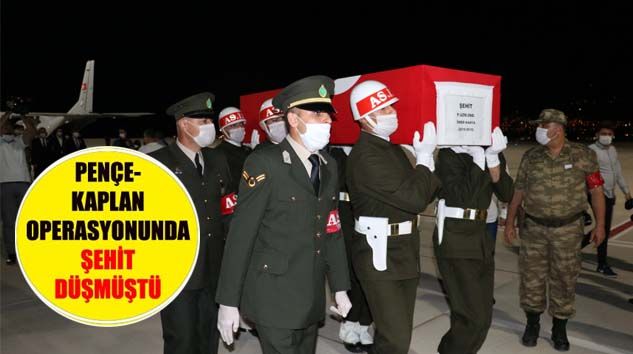 Şehit Piyade Uzman Onbaşı Ömer Kahya’nın cenazesi memleketine getirildi