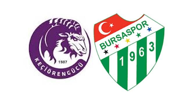 Keçiörengücü Bursaspor maçı kaç kaç bitti maç skoru maç sonucu