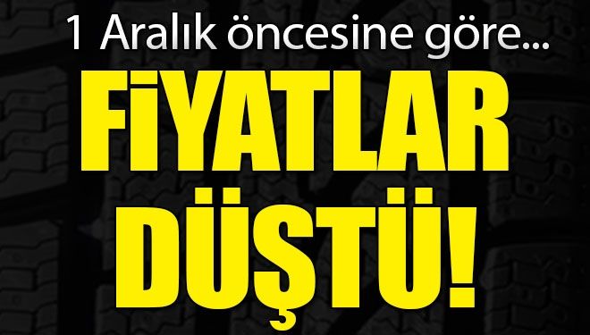 Fiyatlar düştü!