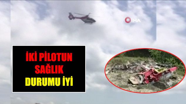 Hürkuş, Beypazarı bölgesinde kaza geçirdi