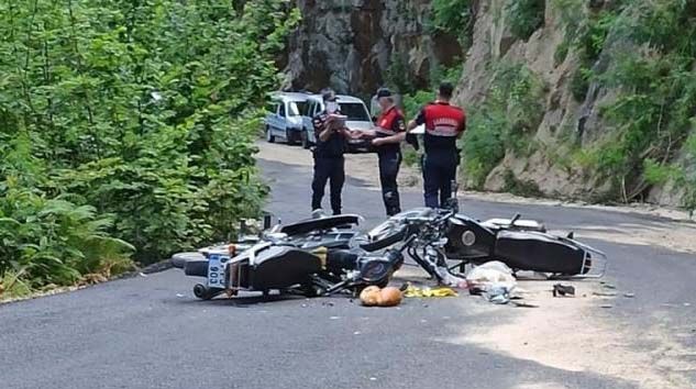 Motosikletler kafa kafaya çarpıştı: Ömer Özen öldü