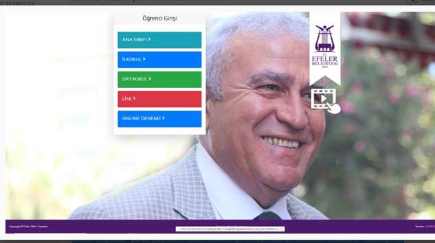 YKS için öğrencilere online deneme