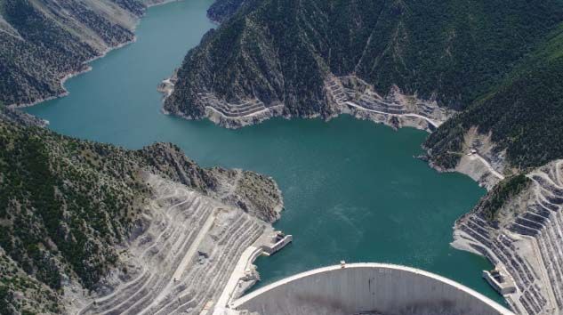 Deriner Barajı yüzde 77 doluluk seviyesine ulaştı
