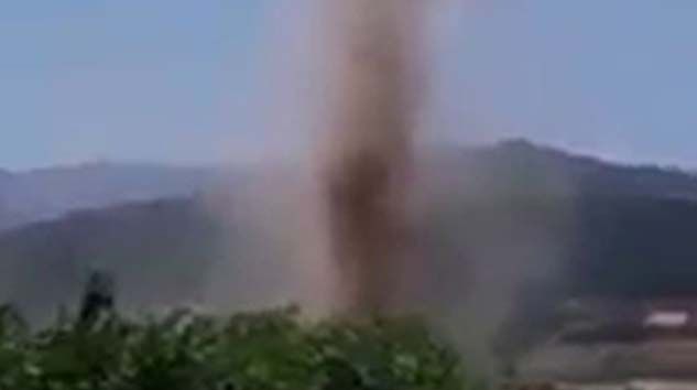 Kahramanmaraş’ta hortum korkuttu