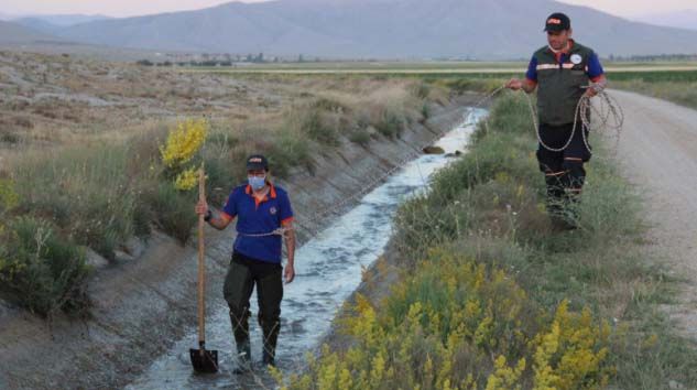 Karaman’da sulama kanalına düşen Salih Mahmut Atmaca ve Enes Atmaca boğuldu