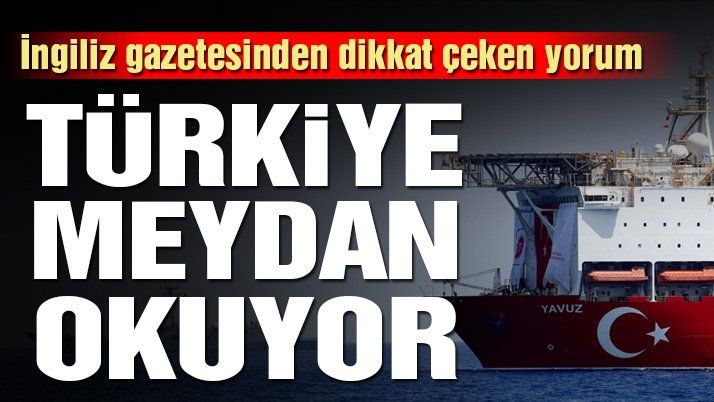 İngiliz gazetesinin manşeti ”Türkiye Meydan Okuyor”
