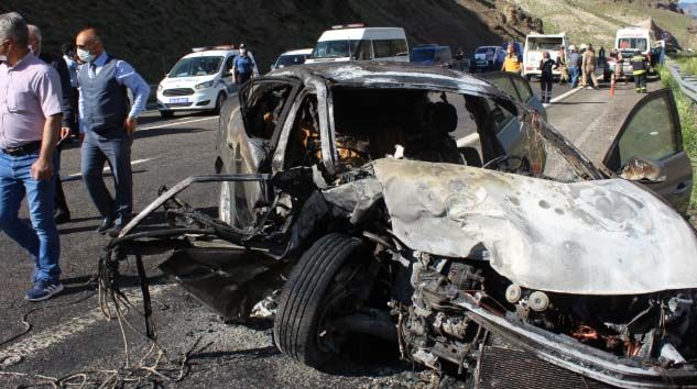 Erzurum’da feci kaza: 2 ölü, 3 yaralı