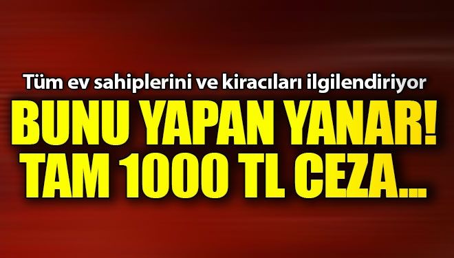 1000 tl cezası var!