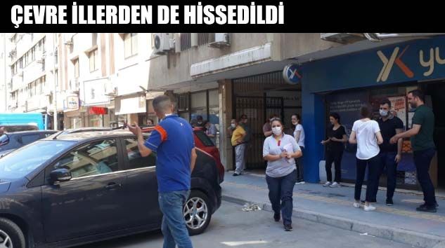 Manisa 5.5 şiddetindeki depremle sallandı