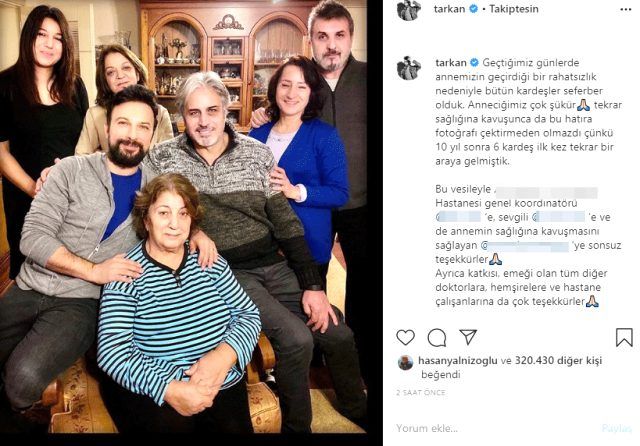 Megastar kardeşleriyle verdiği pozu ilk kez paylaştı!