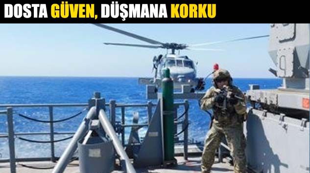 Akdeniz’de Türk Deniz Görev Grubu harekata hazırlık eğitimi gerçekleştirdi