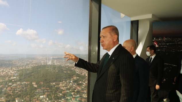Cumhurbaşkanı Erdoğan Çamlıca Kulesi’ni inceledi