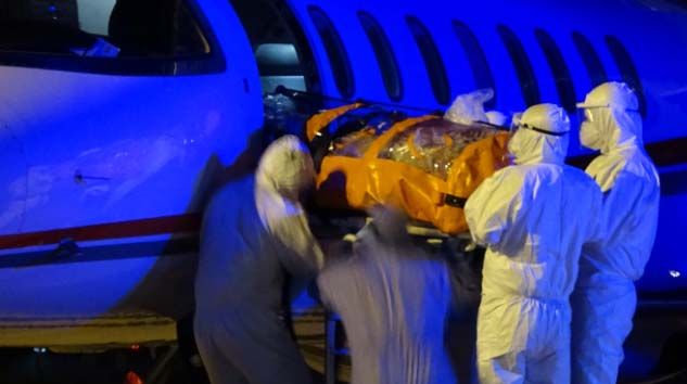 Rusya’da korona virüs bulaşan 2 Türk özel uçakla Bursa’ya getirildi