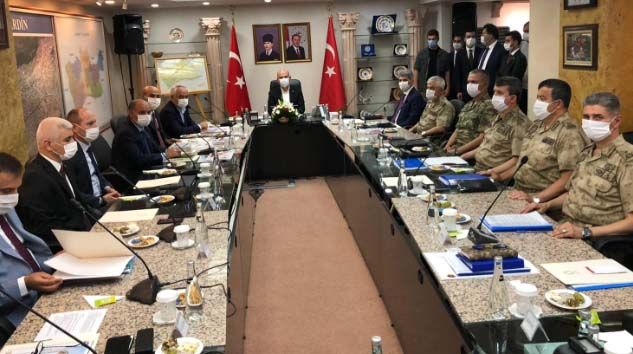 Bakan Soylu başkanlığında Mardin’de güvenlik toplantısı yapıldı
