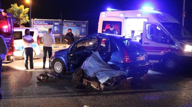 Manisa’da otomobil ile motosiklet çarpıştı: Süleyman Emre Çelik öldü