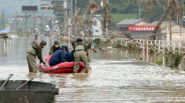 Japonya’daki sel felaketinde 16 kişi hayatını kaybetti, 13 kişi kayıp