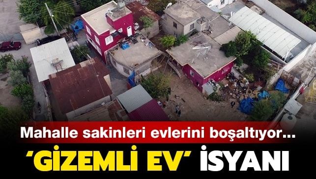 Mahalle sakinleri evlerini boşaltıyor… ‘Gizemli ev’ isyanı