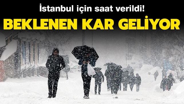 Meteoroloji’den İstanbul için kar uyarısı!