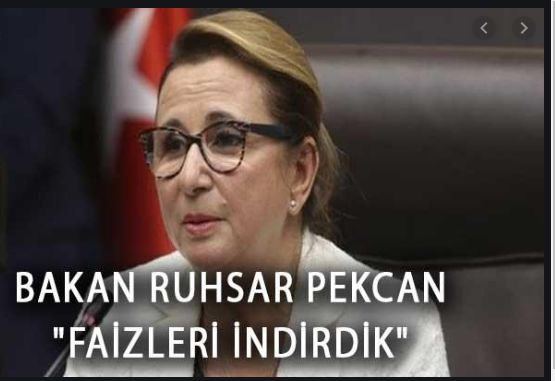 Bakan Pekcan müjdeyi verdi: Faizleri indirdik