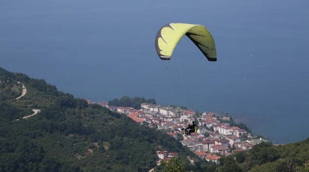 Ordu’da yamaç paraşütü uçuşları tekrar başladı