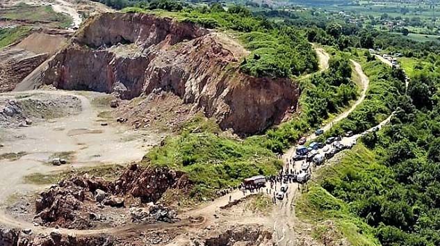 İkinci patlamanın yaşandığı alan havadan görüntülendi