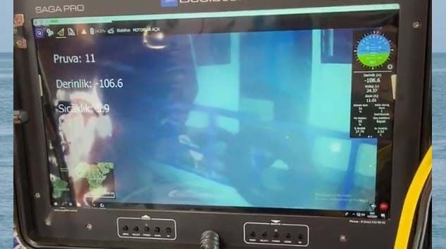 106,5 metre derinlikteki batık tekneden cesetler çıkarılıyor