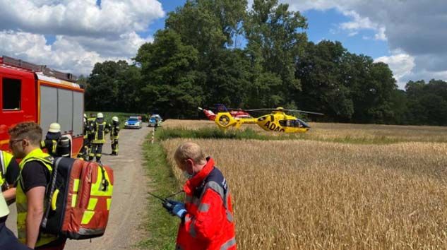 Almanya’da 2 küçük uçak havada çarpıştı: 2 ölü