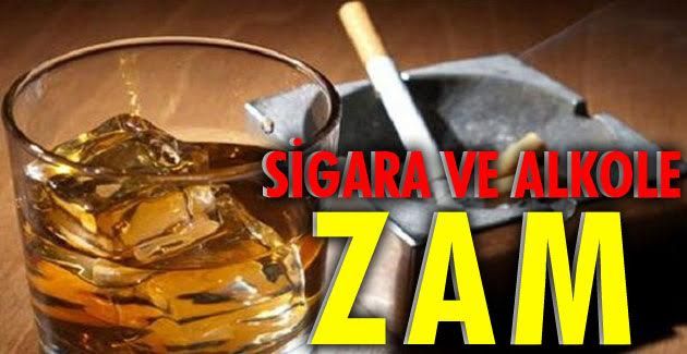 Alkol ve tütün piyasasında yeni zamlar belli oldu