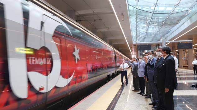 15 Temmuz Demokrasi ve Milli Birlik Treni ilk seferi için Ankara’dan İstanbul’a hareket etti