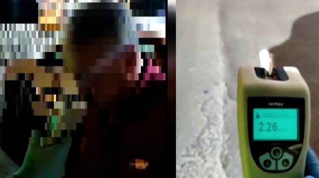 226 promil alkollü çıkınca ‘maşallah’ dedi