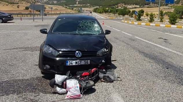 Otomobil ile elektrikli bisiklet çarpıştı: Muharrem Efe öldü