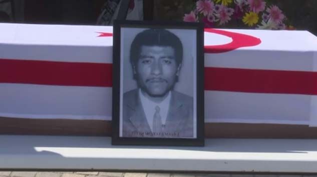 KKTC kayıp Mustafa Mavili 46 yıl sonra son yolculuğuna uğurlandı