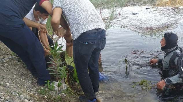 Serinlemek için girdiği baraj göletinde boğuldu