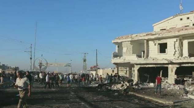 Azez’deki patlamada ölü sayısı 7’ye, yaralı sayısı 100’e yükseldi