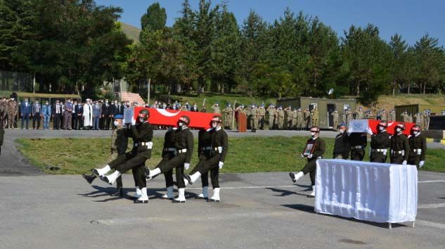 Hakkari şehitlerine uğurlama töreni