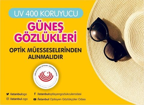 Güneş Gözlüğüne Dikkat!