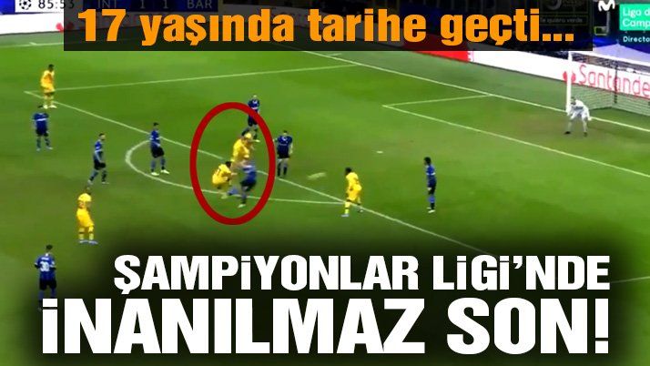 Şampiyonlar ligi’nde İnanılmaz Son