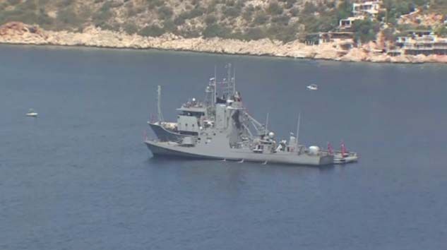 Oruç Reis’e eşlik edecek gemiler Kaş’a geldi