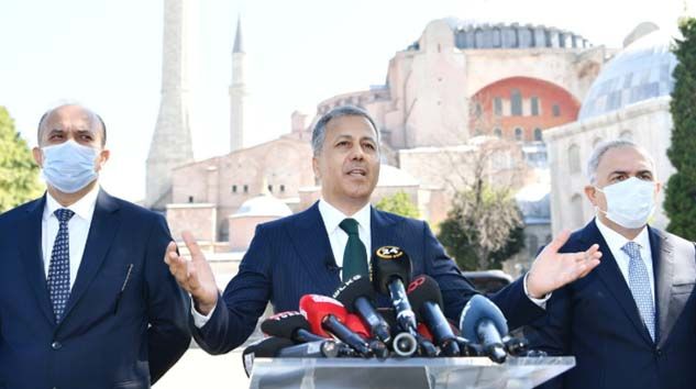 İstanbul Valisi Yerlikaya Ayasfoya Camii açılışı nedeniyle alınacak tedbirleri açıkladı