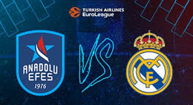 Real Madrid Anadolu Efes maçı ne zaman hangi gün saat kaçta hangi kanal canlı yayınlıyor