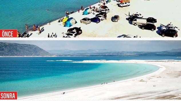 Salda’da kirliliğin önün geçildi suyu içilebilir hali geldi