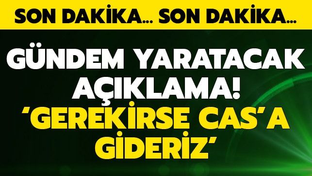 Gündem Yaratacak Açıklama!