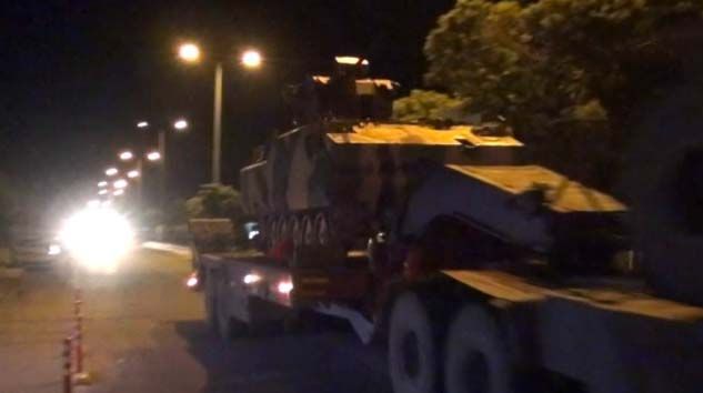 Sınıra askeri sevkıyat