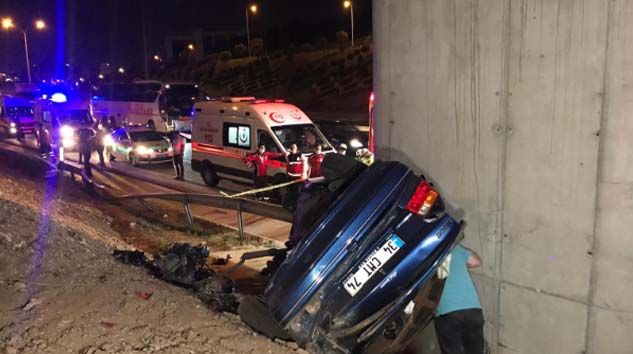 Tem otoyolunda feci kaza: 1 ölü, 6 yaralı