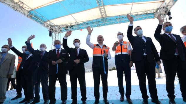 ‘Amasya Çevre Yolu’nu Cumhurbaşkanı Erdoğan açtı