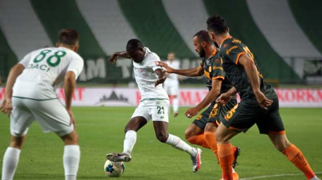 İlk yarı Konyaspor ikinci yarı Alanyaspor: 2-3
