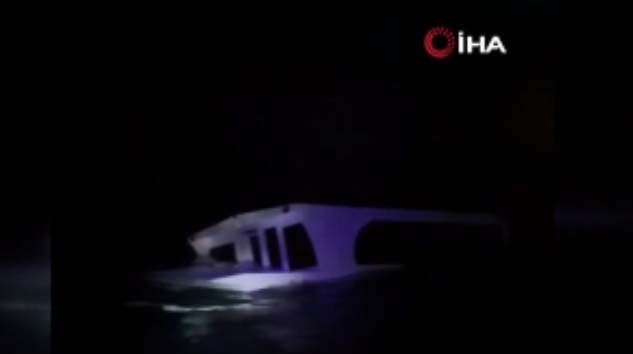 Heybeliada açıklarında tekne alabora oldu: Faciadan dönüldü